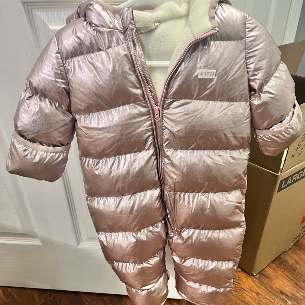 Kith Mauve coat for baby 3M-6M